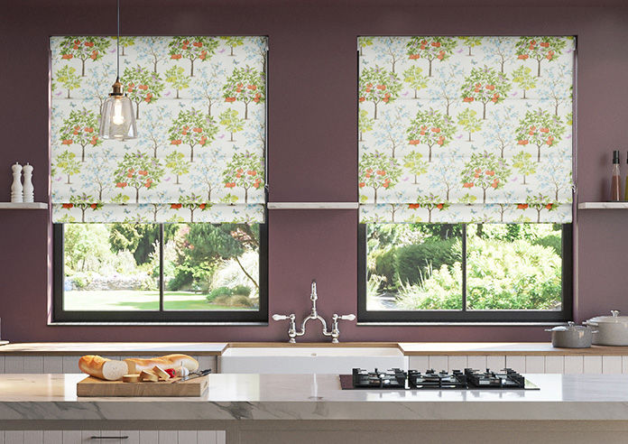Lemon Grove, Blossom - Twist&Fit Roman Blind - Image 3